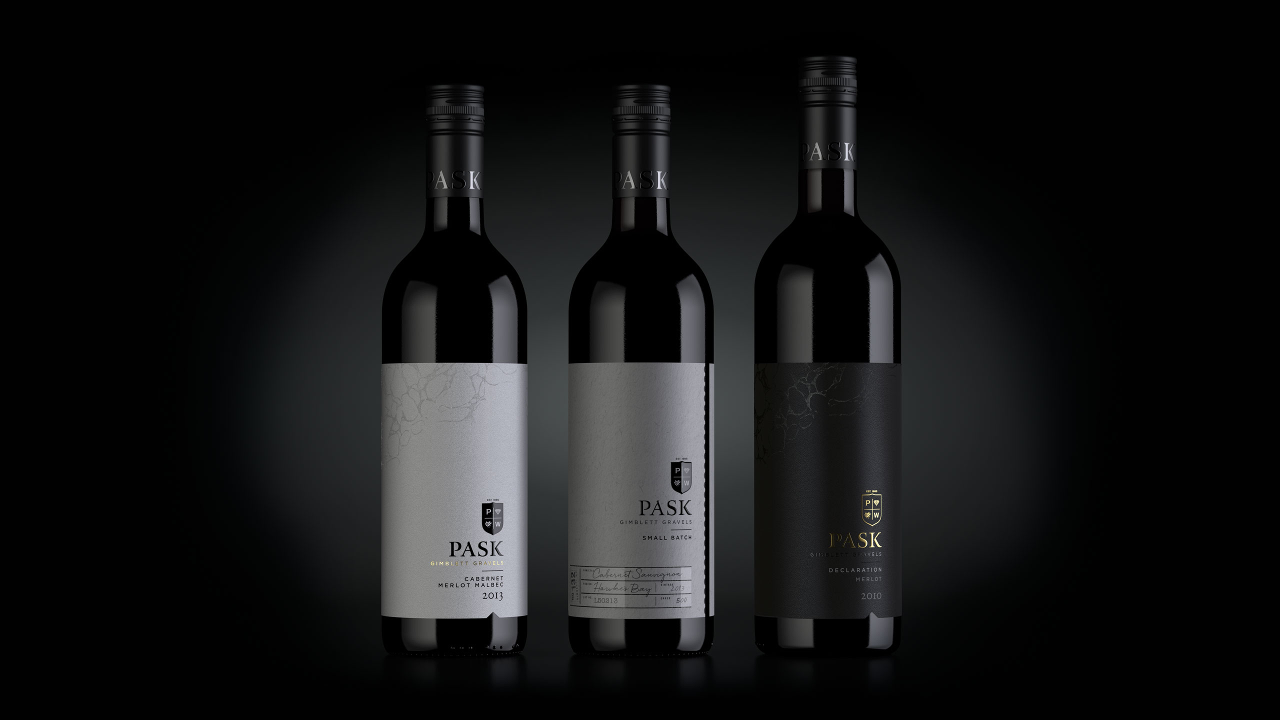 Tried-and-True-Design-Auckland-Pask-Winery-rebrand-wine-range-line-up